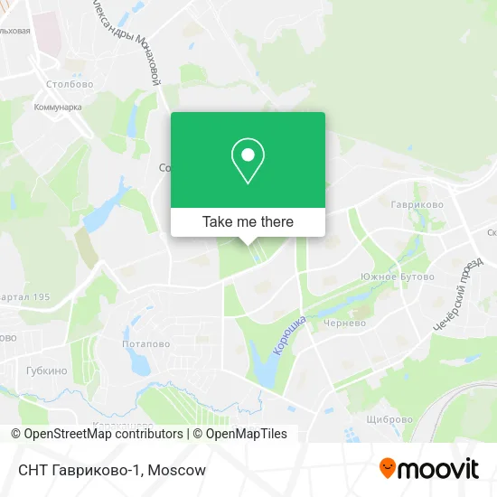 СНТ Гавриково-1 map