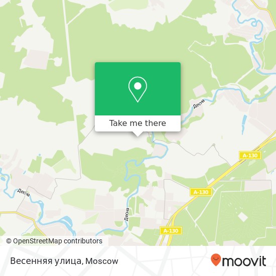 Весенняя улица map