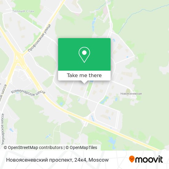 Новоясеневский проспект, 24к4 map