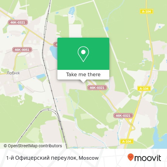 1-й Офицерский переулок map