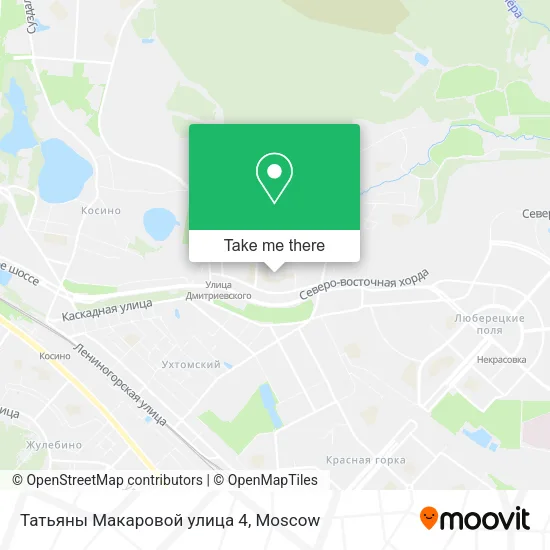Татьяны Макаровой улица 4 map