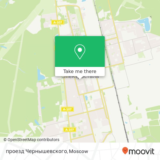 проезд Чернышевского map