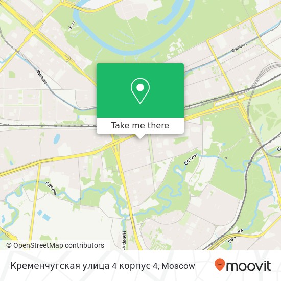 Кременчугская улица 4 корпус 4 map