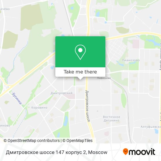 Дмитровское шоссе 147 корпус 2 map