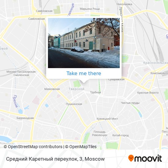 Средний Каретный переулок, 3 map