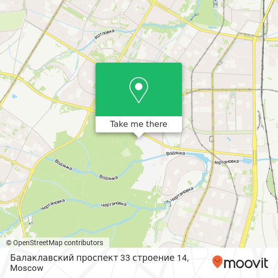 Балаклавский проспект 33 строение 14 map