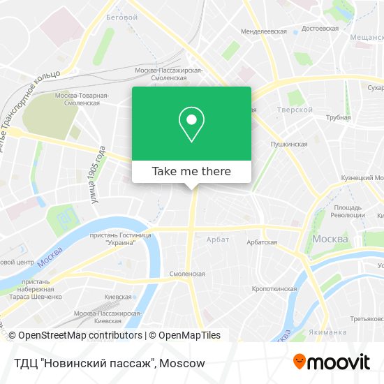 ТДЦ "Новинский пассаж" map