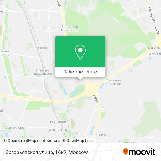 Загорьевская улица, 16к2 map