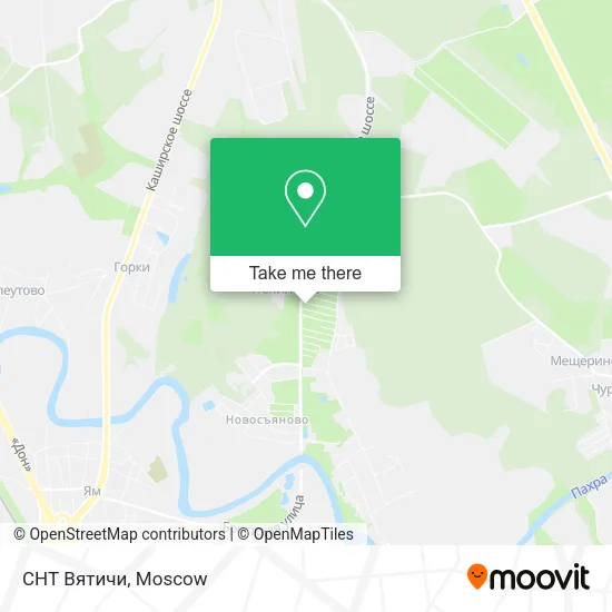СНТ Вятичи map