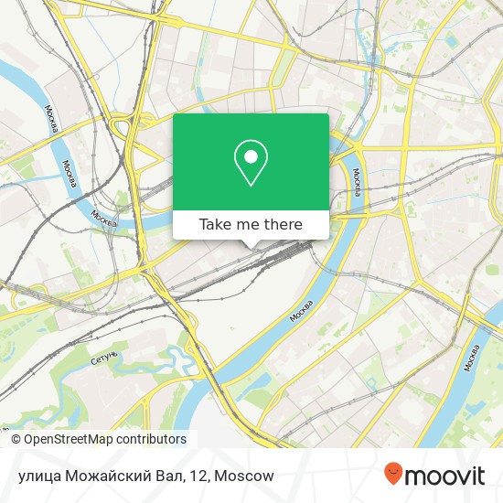 улица Можайский Вал, 12 map
