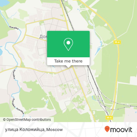 улица Коломийца map