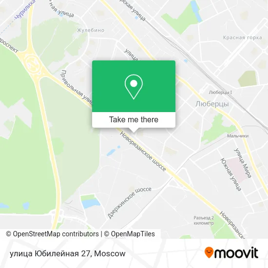 улица Юбилейная 27 map