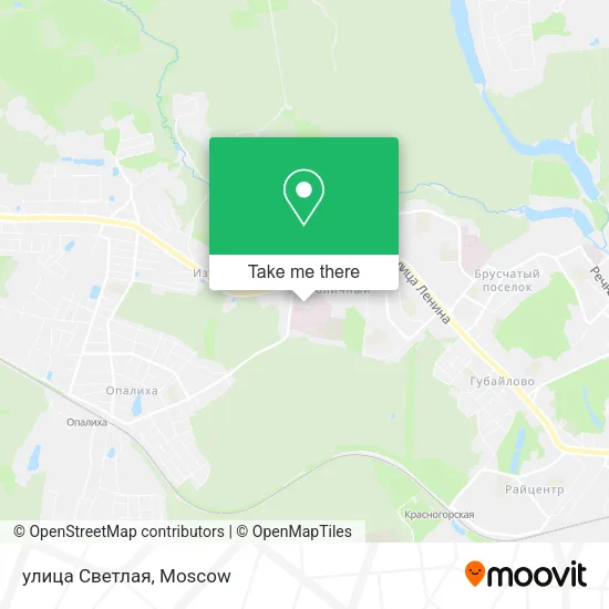 улица Светлая map
