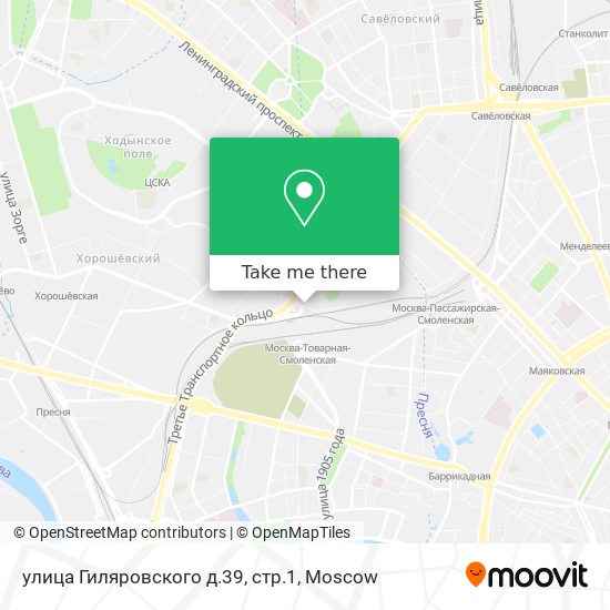 улица Гиляровского д.39, стр.1 map