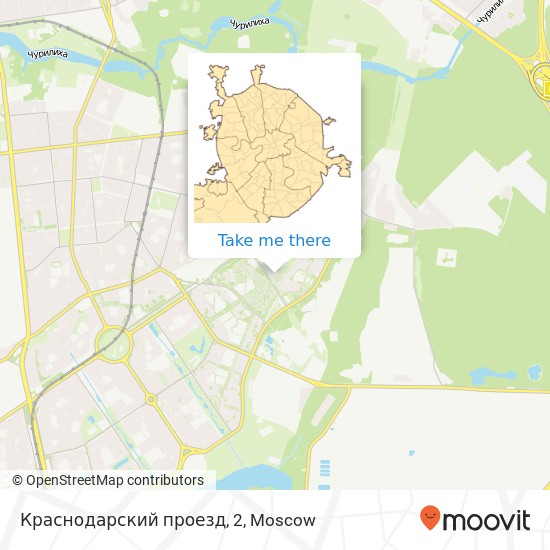 Краснодарский проезд, 2 map