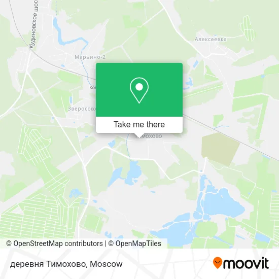 деревня Тимохово map