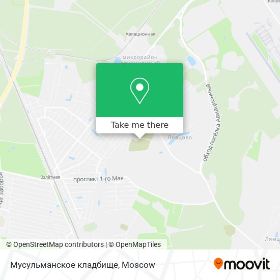 Мусульманское кладбище map