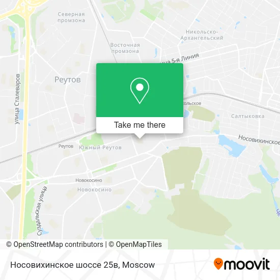 Носовихинское шоссе 25в map