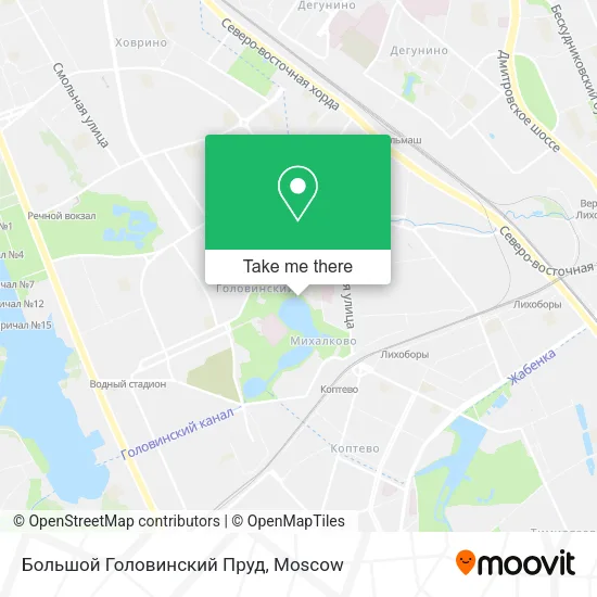 Большой Головинский Пруд map