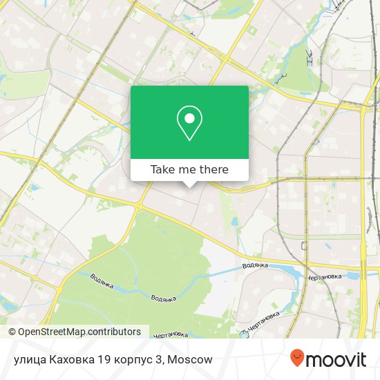 улица Каховка 19 корпус 3 map