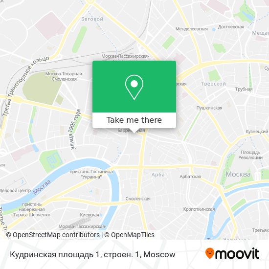 Кудринская площадь 1, строен. 1 map