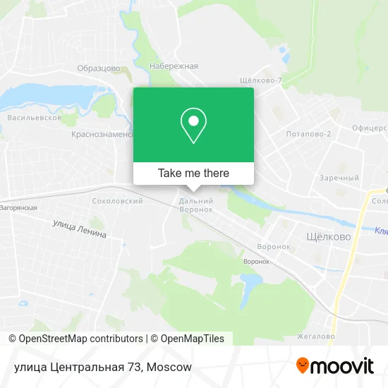 улица Центральная 73 map