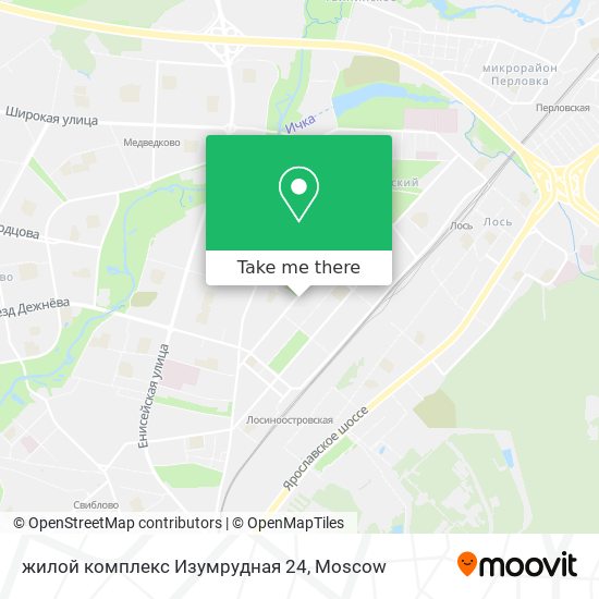 жилой комплекс Изумрудная 24 map