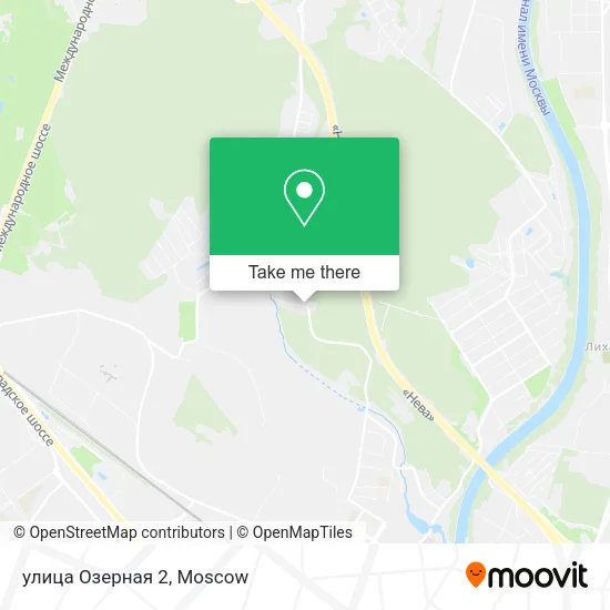 улица Озерная 2 map