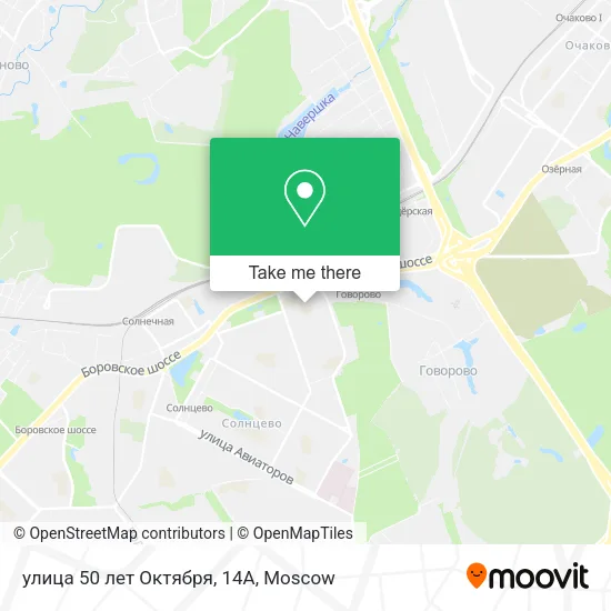 улица 50 лет Октября, 14А map