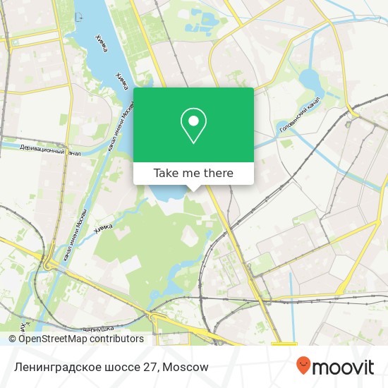 Ленинградское шоссе 27 map