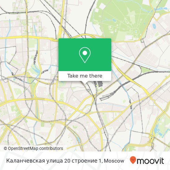 Каланчевская улица 20 строение 1 map