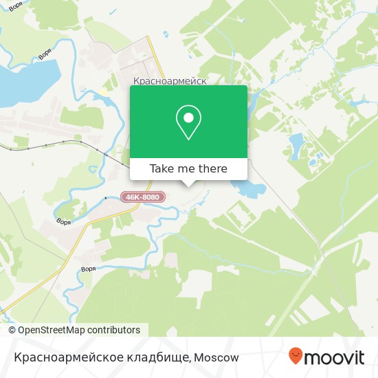 Красноармейское кладбище map