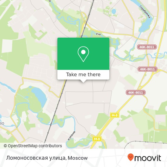 Ломоносовская улица map