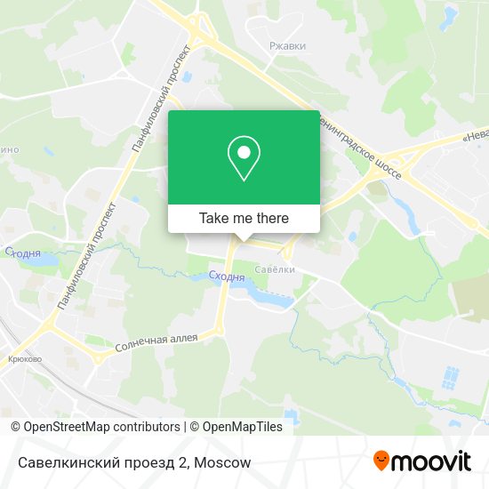 Савелкинский проезд 2 map