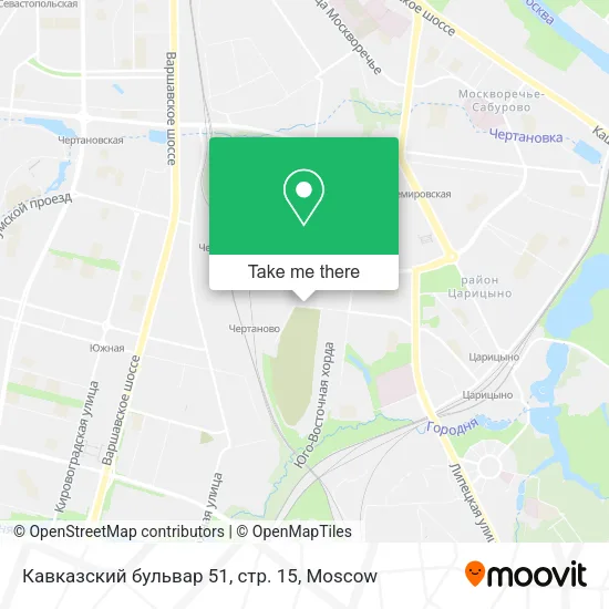 Кавказский бульвар 51, стр. 15 map