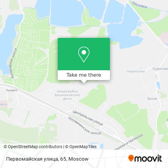 Первомайская улица, 65 map