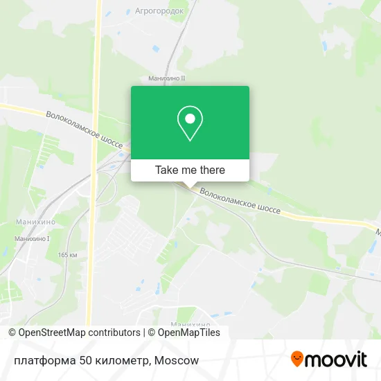 платформа 50 километр map