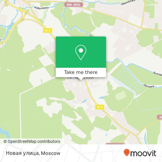 Новая улица map