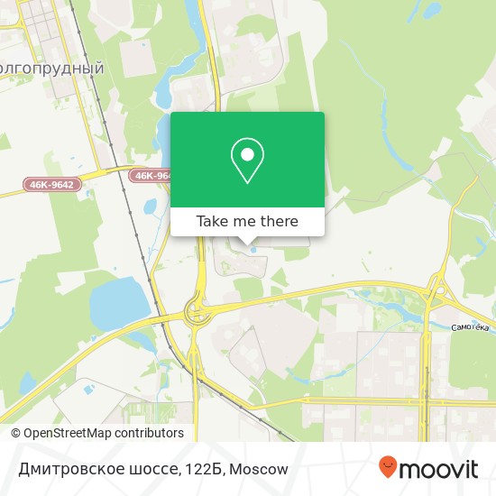 Дмитровское шоссе, 122Б map