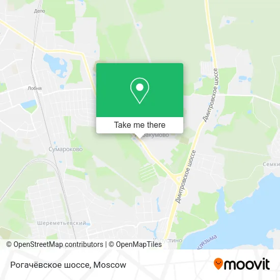 Рогачёвское шоссе map