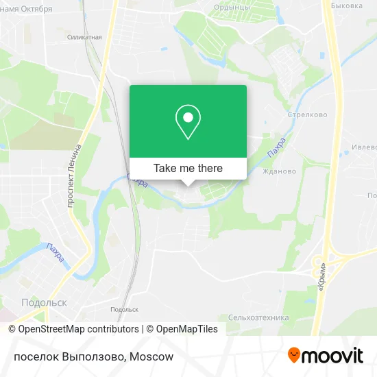 поселок Выползово map