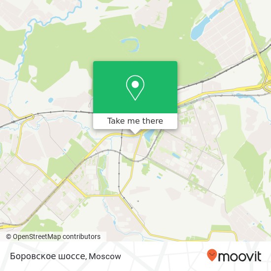 Боровское шоссе map
