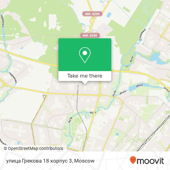улица Грекова 18 корпус 3 map
