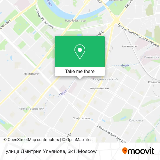 улица Дмитрия Ульянова, 6к1 map