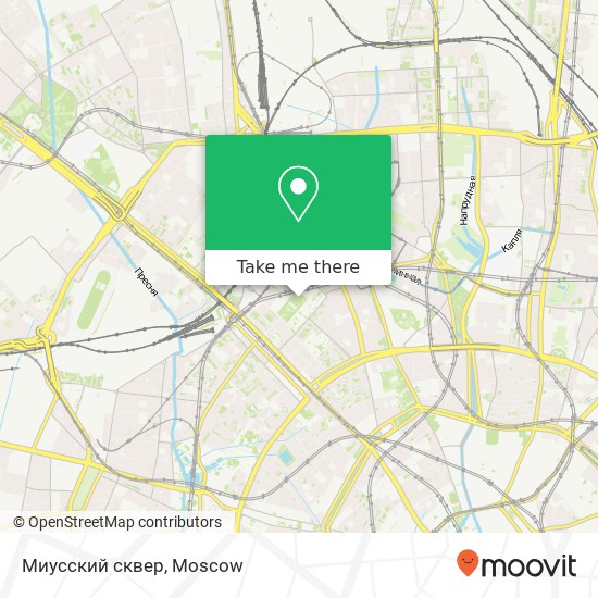 Миусский сквер map