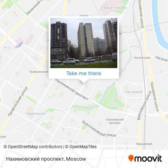 Нахимовский проспект map