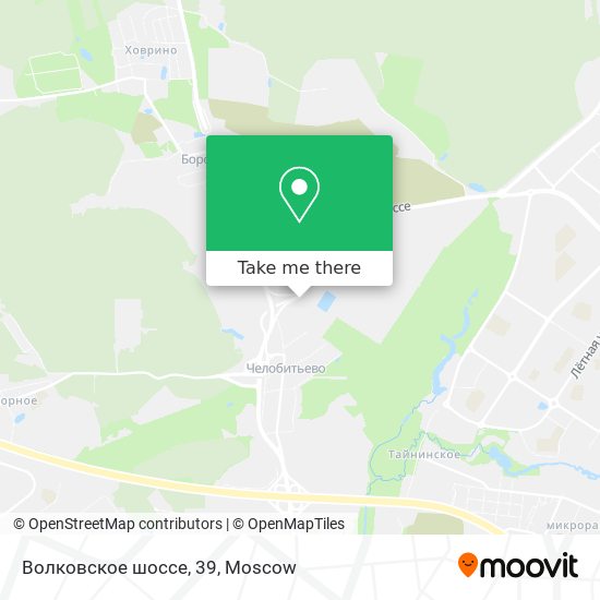 Волковское шоссе, 39 map
