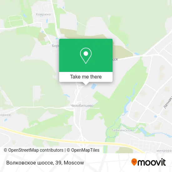 Волковское шоссе, 39 map