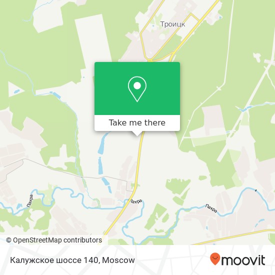 Калужское шоссе 140 map