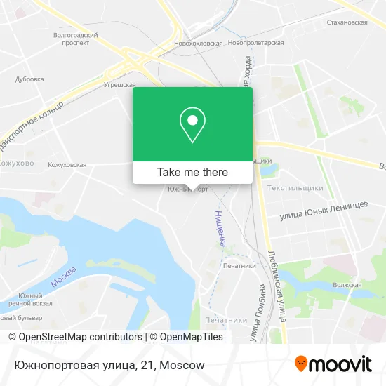 Южнопортовая улица, 21 map